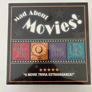 Mad About Movies Trivia Game New & Sealed